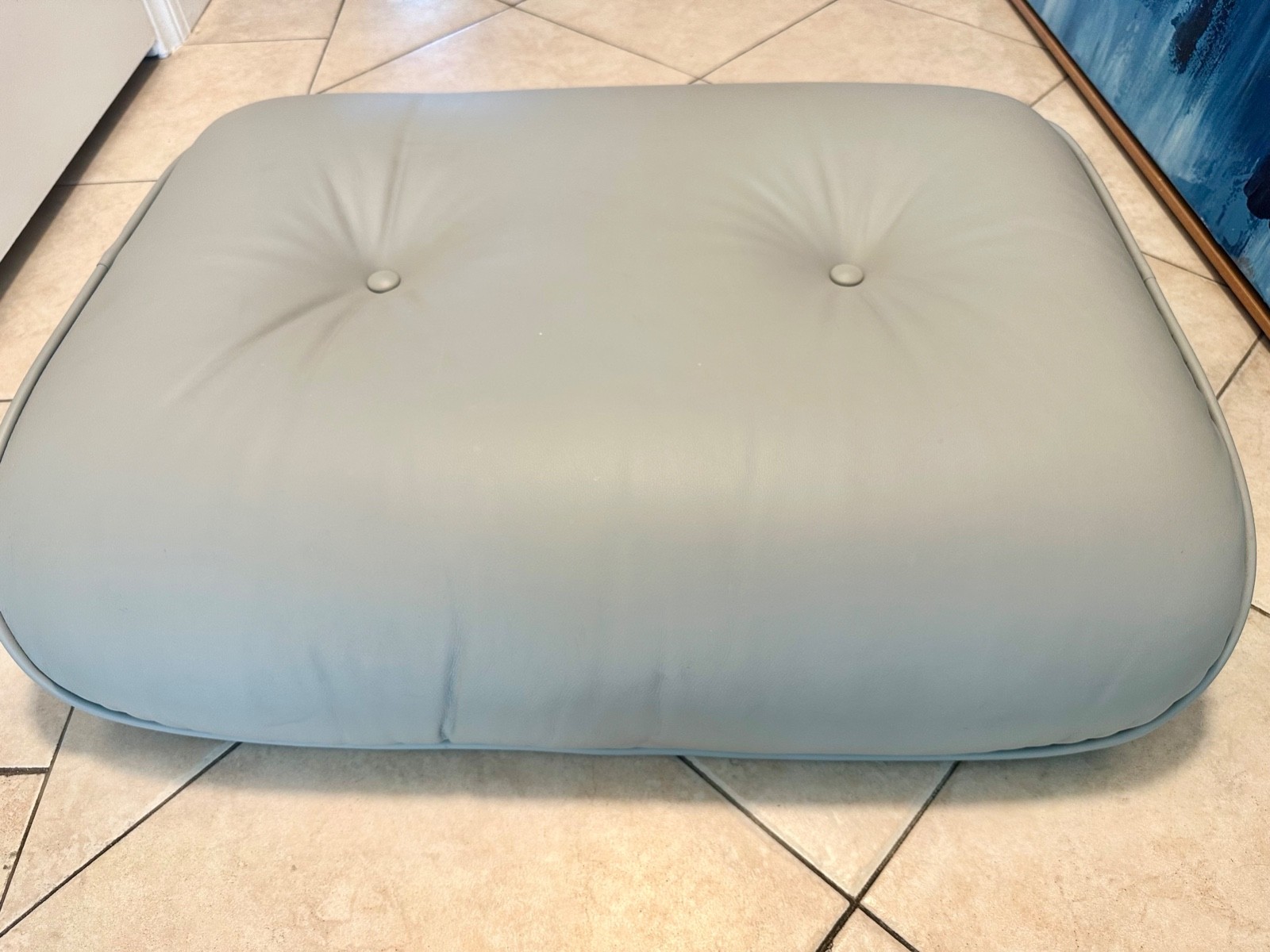 Eames Herman Miller Lounge Chair OTTOMAN Leather Cushion - 100% Authentic gallery