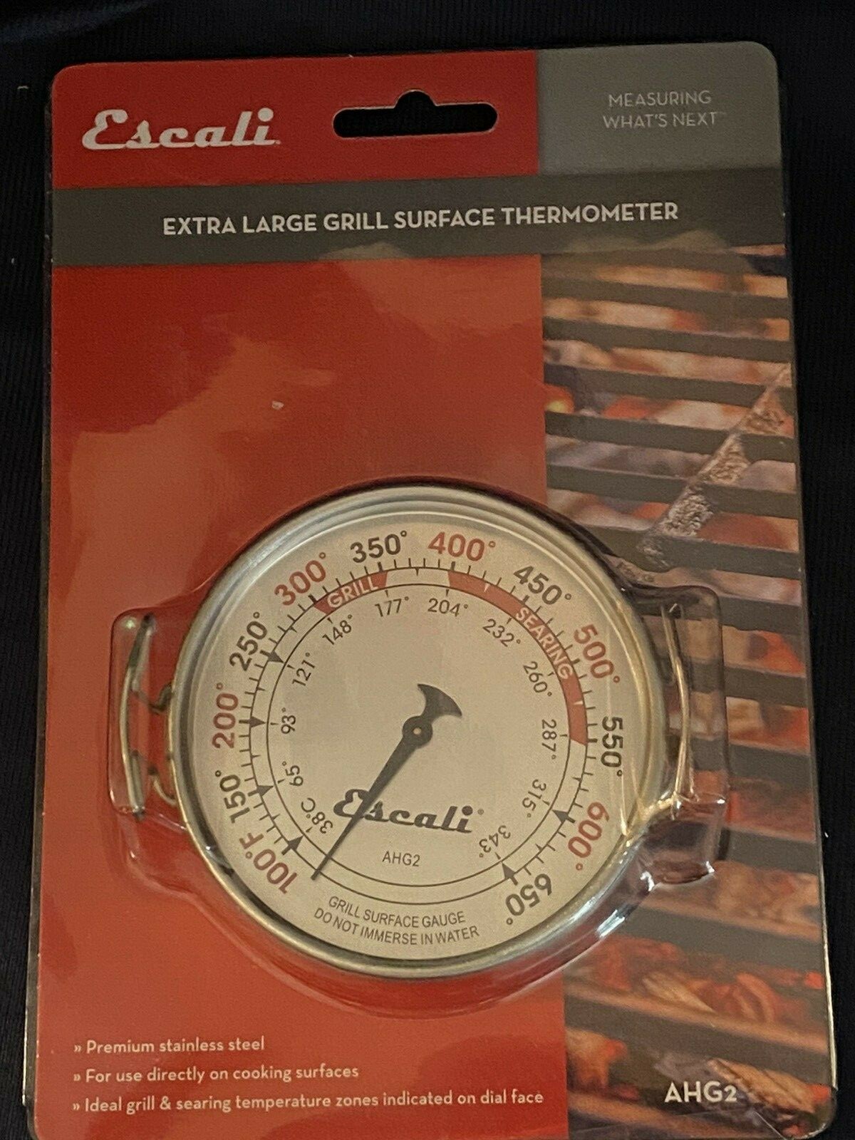 ESCALI - Brand New - Original Packaging - Extra Large Grill Surface Thermometer gallery