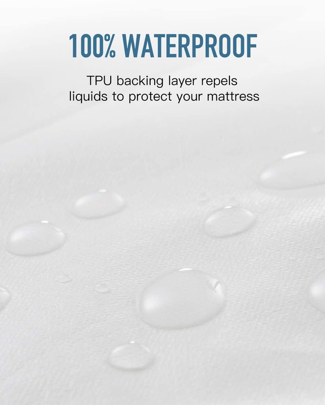 Soft Cotton Mattress Protector Pad Hypoallergenic Waterproof Cover Cal King gallery