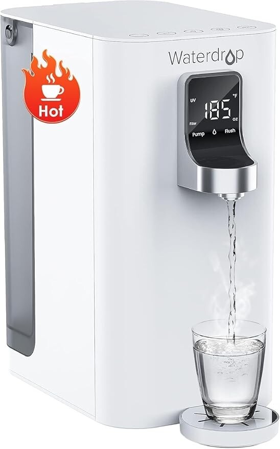 Waterdrop K19H Countertop Reverse Osmosis System, Instant Hot Water Dispenser gallery