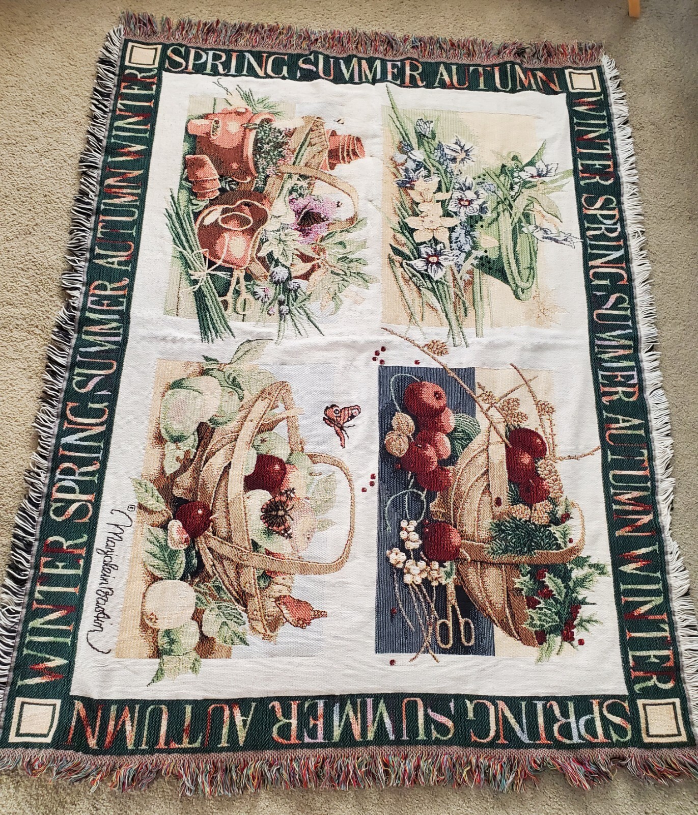 LIN1 Marjolein Bastin Throw Blanket Goodwin Weavers Winter Spring Summer Fall gallery