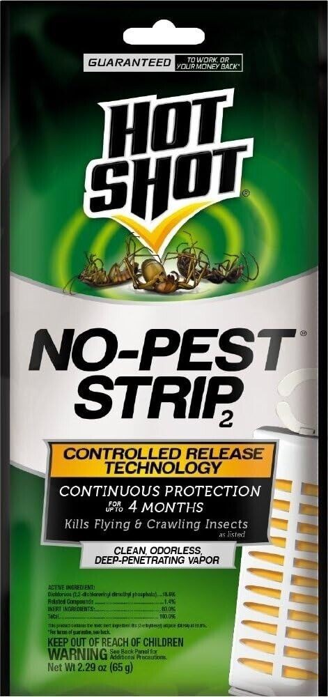 No-Pest Insect Strip Kills Mosquitoes Spiders Controlled Release Odorless 2.29oz gallery