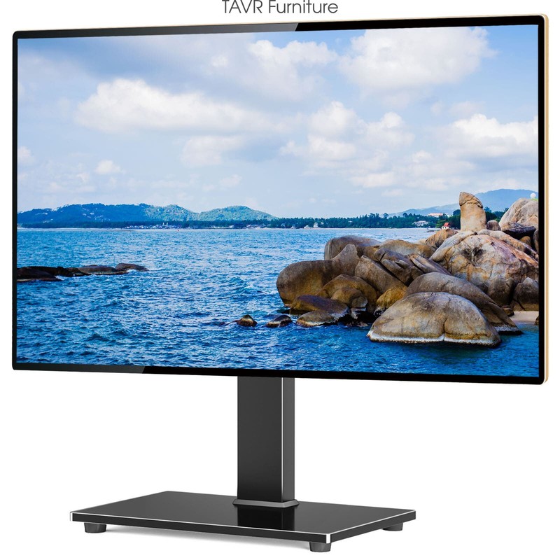 Swivel Tabletop TV Base Stand with Mount for 37 40 45 50 55 60 65 70 75 inch TV gallery