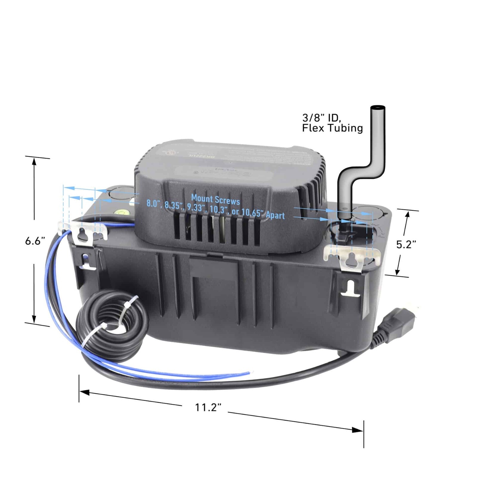 Beckett BK221TUL Condensate Pump w/ Safety Switch & Tubing, 115V, 22 ft Max Lift gallery