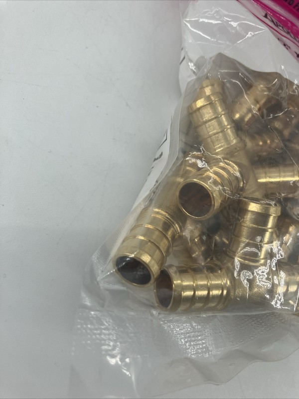 Apollo 1/2 in. Brass PEX-B Barb Tee Model # APXT1210PK (10 Count) Ships Fast gallery