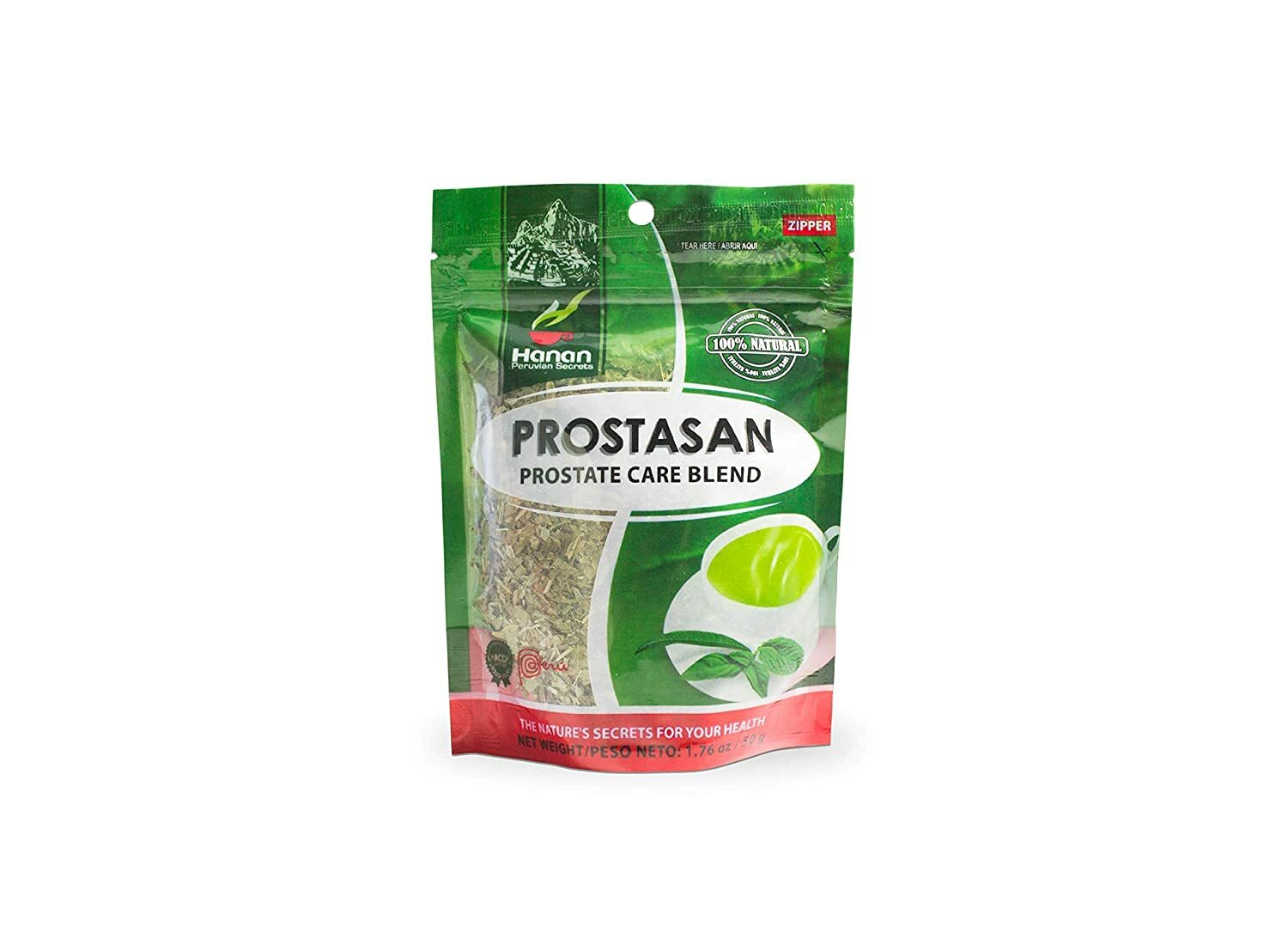 Hanan Peruvian Secrets Prostasan Herbal Tea | 100% Natural Prostate Care Blend | gallery