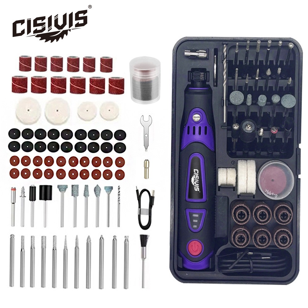 3 Speeds Rechargeable Cordless Rotary Tool Kit 82pc Accessories Mini Rotary Tool gallery