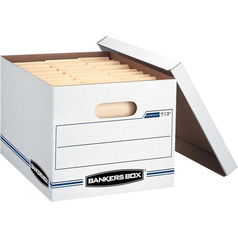 Portable Cardboard Storage Boxes 20 Pack Double Wall Design Lift Off Lid New gallery