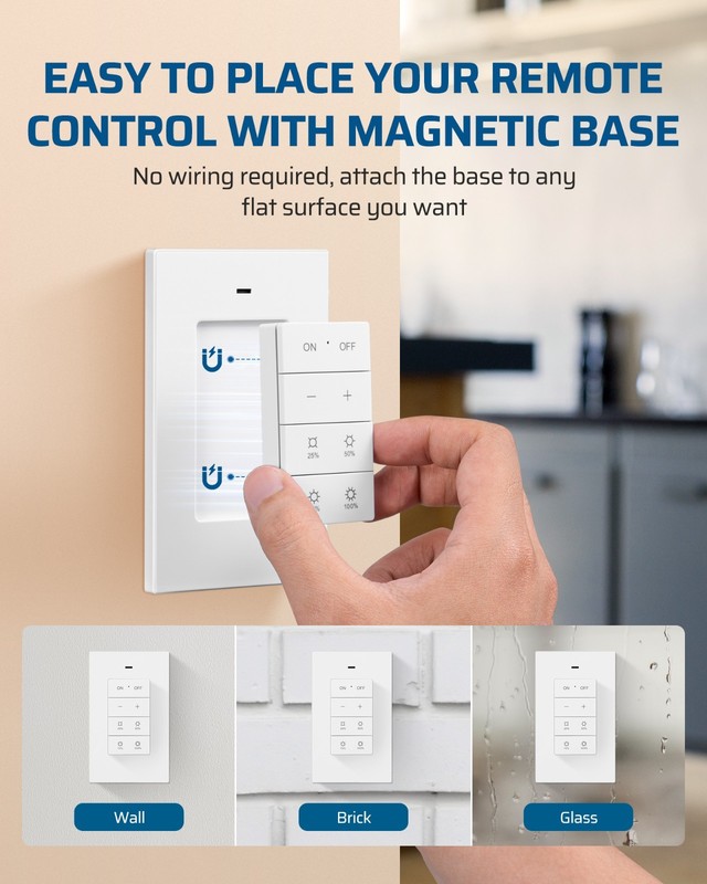 DEWENWILS Plug in Lamp Dimmer Switch Wireless Remote Control 100FT gallery