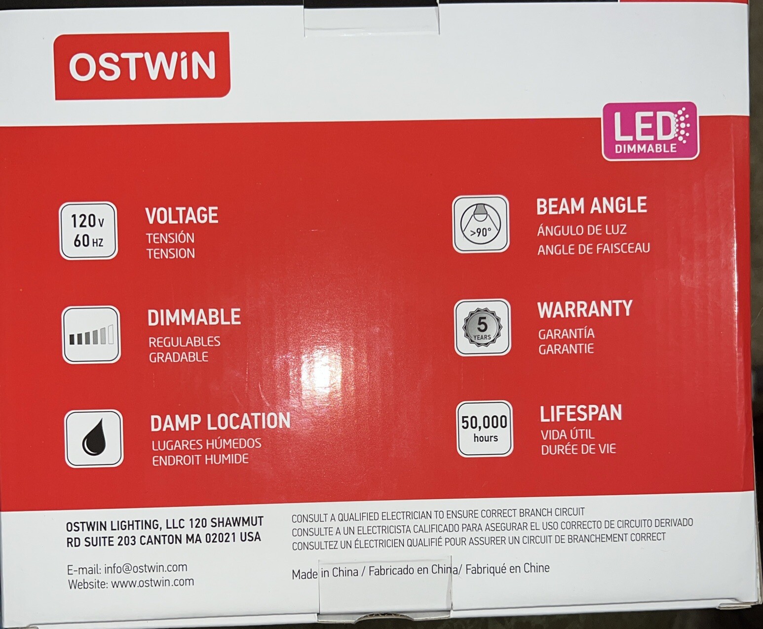 🔥SALE🔥Ostwin Dimmable LED 6” Disk Light- 18 Watts- Daylight 5,000k Briteness gallery