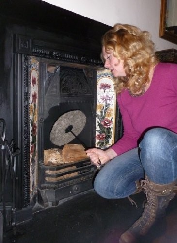 8"– 9" Round Chimney Flue Plug – Wool Draft Stopper for Fireplace and Wood St... gallery