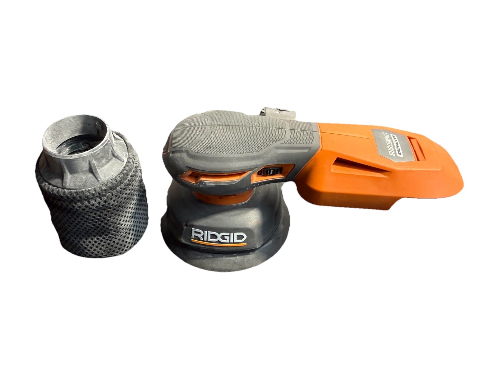 RIDGID R870651B 18V Brushless 5” Random Orbit Sander Tool Only Used gallery