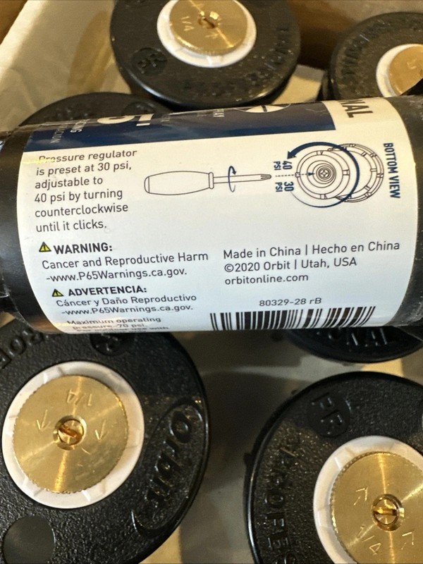 Orbit 80329 Professional Series Quarter-Circle Pop-Up Spray Head Lot of 25 gallery