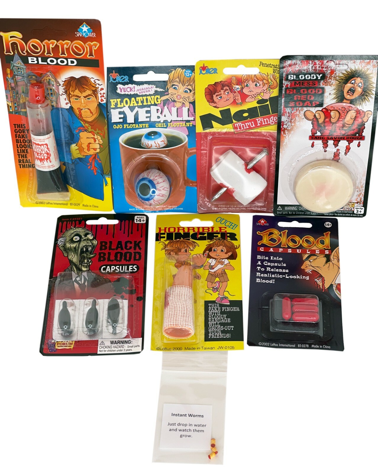 HORROR PRANK KIT - Scary Bloody Halloween Joke Gag Trick Silly Fun gallery