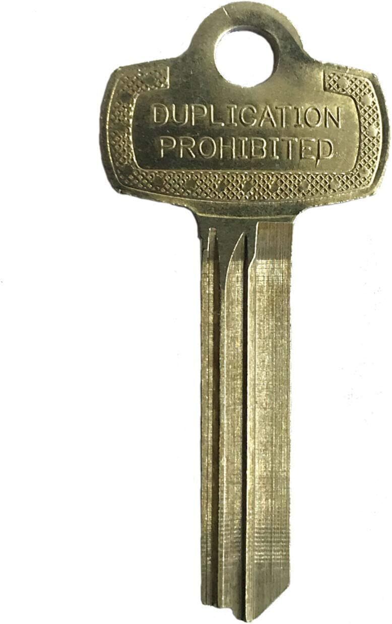 Key Blank, Look-Alike Natural Nickel Silver For Best/Falcon 10 Pack gallery