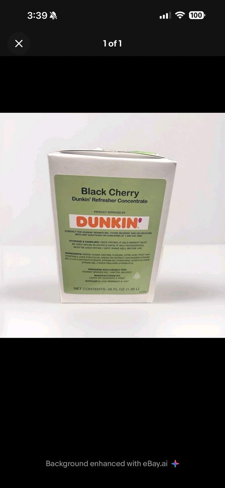 Dunkin Refresher Flavors 4 Pack gallery