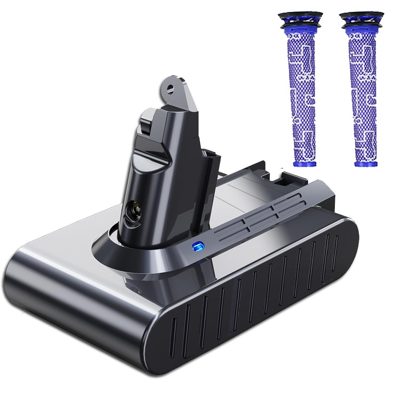 V6 Battery For Dyson V6 SV06 Handheld Vacuum Animal Battery/2PCS Filter DC58 gallery