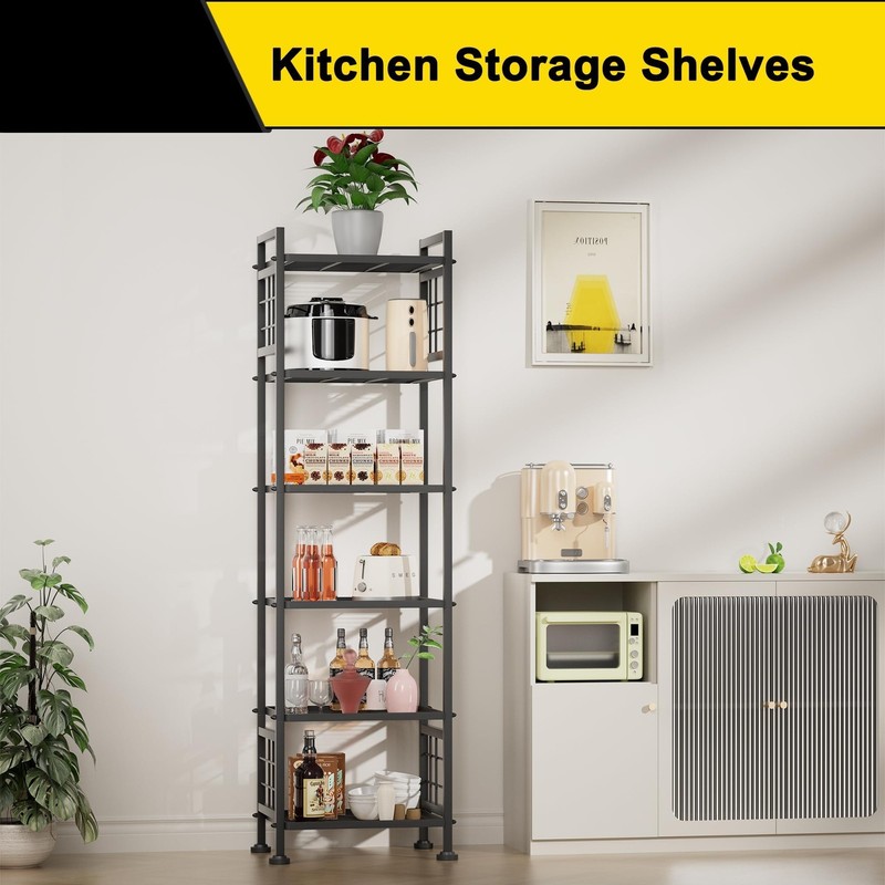 6-Wire Standing Storage Shelf for Bathroom Organizers and Storage & Laundry R... gallery