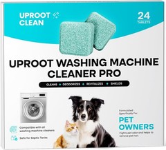 Uproot Clean Washing Machine Cleaner Tablets – 24 Pack for a 12 Month Supply. Fo