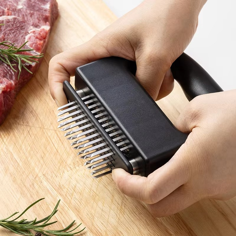 1PACK Meat Tenderizer Tool Stainless Steel Needle Cooking Hammer Kitchen Tool gallery