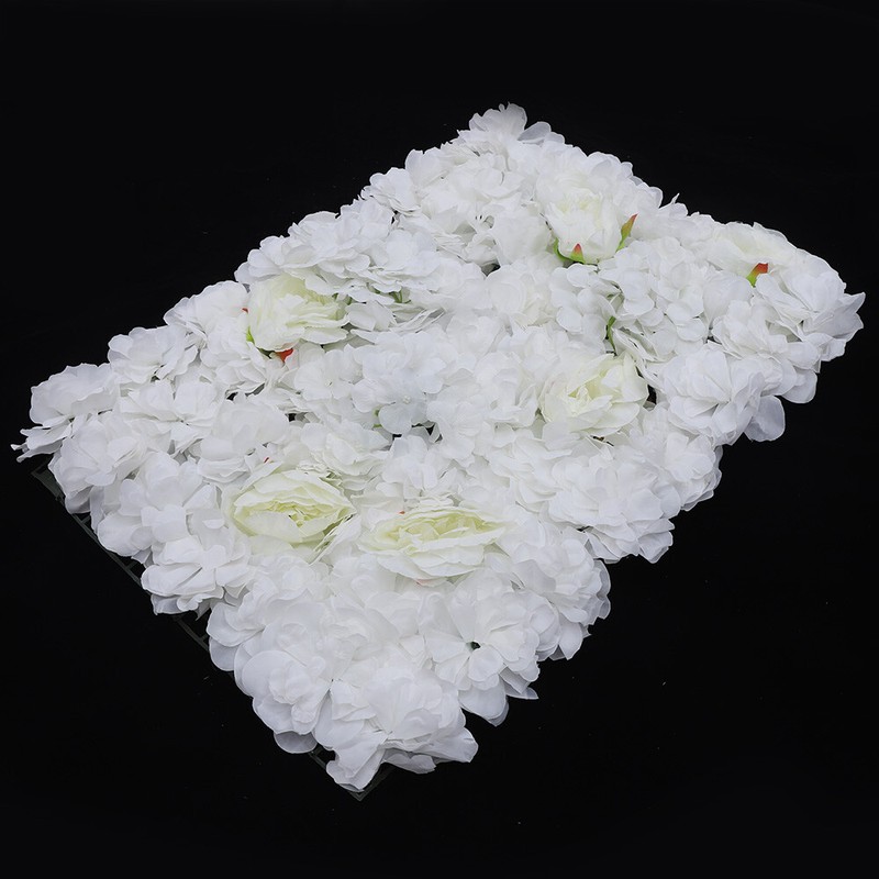6pcs Artificial Rose Hydrangea Flower Wall Panels Wedding Party Decor 60 x 40cm gallery