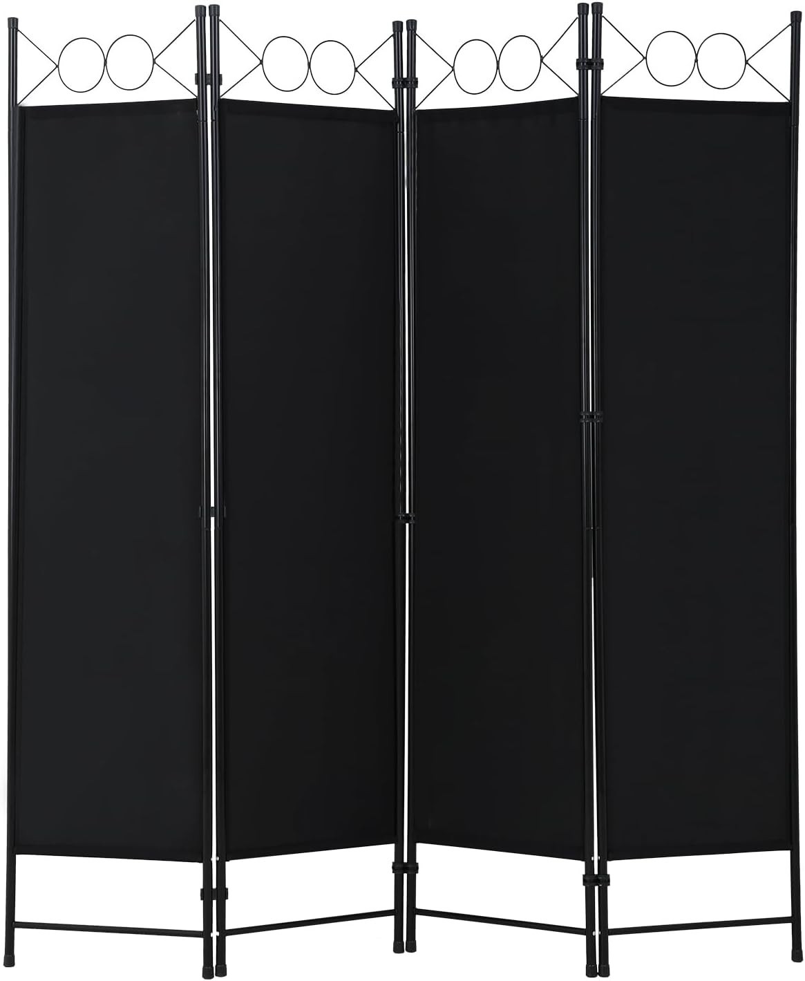 FDW 4 Panel Room Divider and Folding Portable Partition Screen, 6FT Wall Divider gallery
