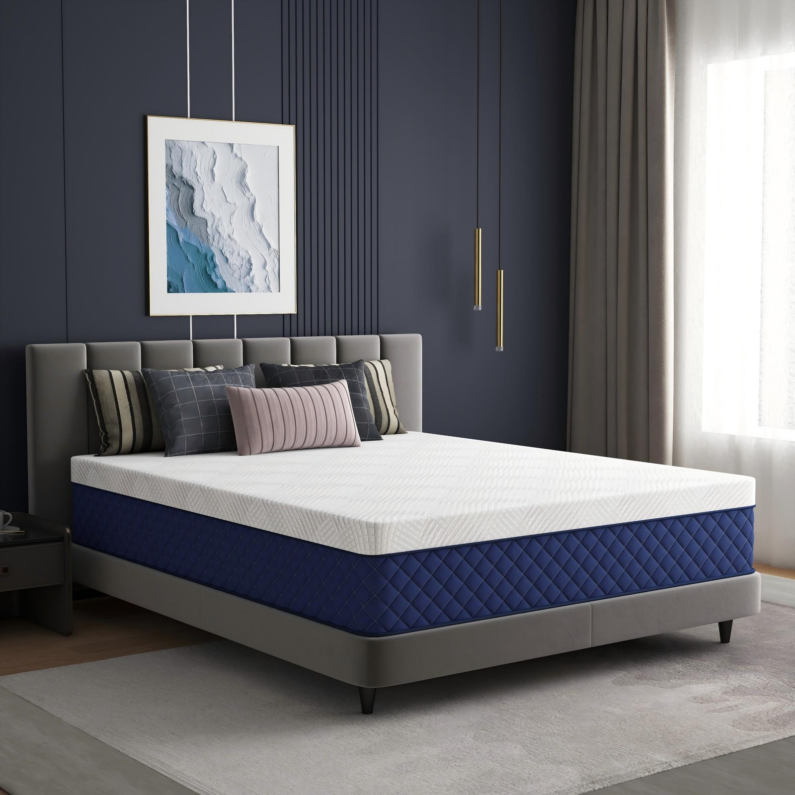 14 inch Hybrid Spring Memory Foam Twin Full Queen King Size Mattress In A Box gallery
