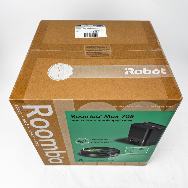 IROBOT ROOMBA MAX 705 VAC ROBOT VACUUM + AUTOEMPTY DOCK - NEW! gallery