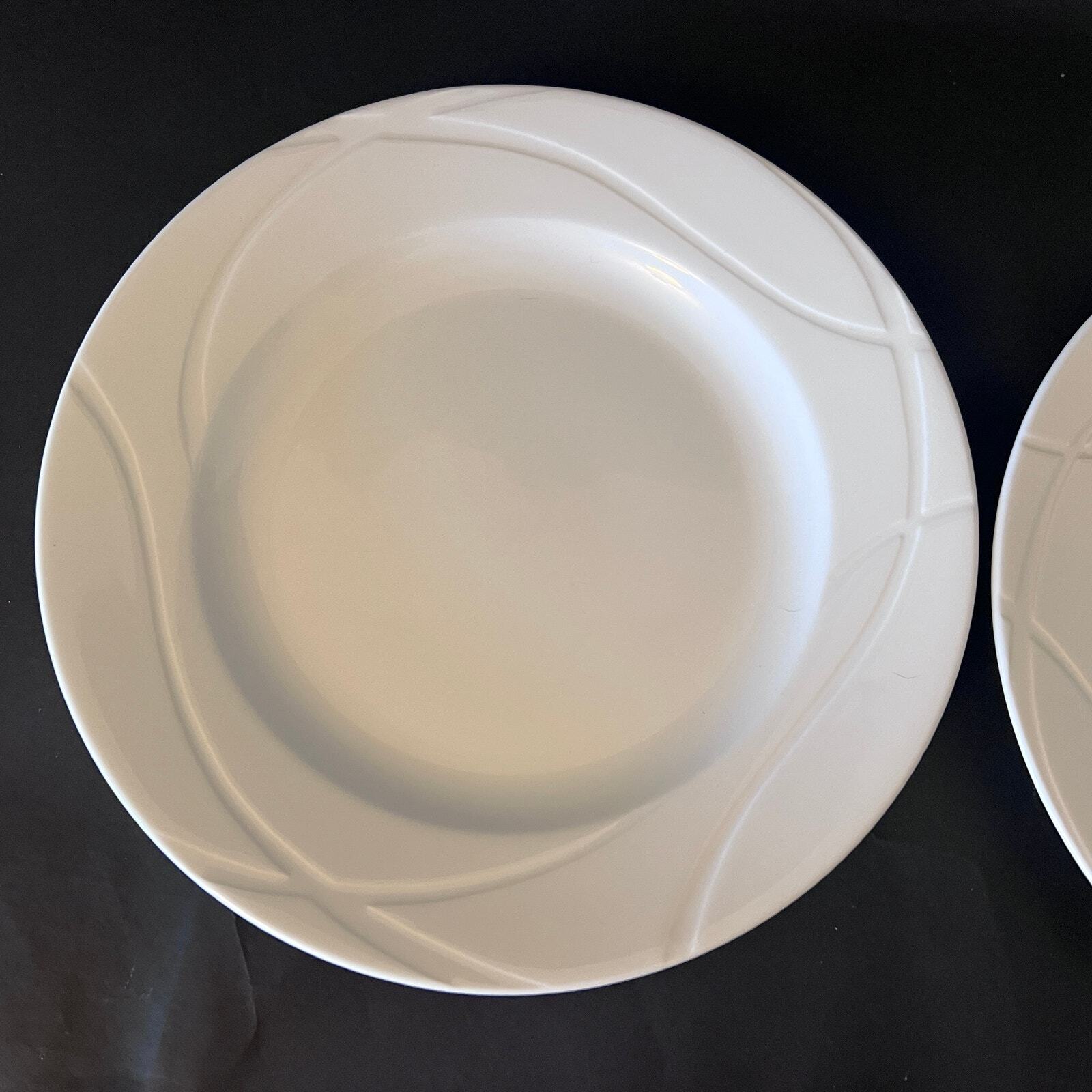 Lenox Vibe Dinner Plate 11" White Swirl SET of 2 Replacement 6175500 gallery
