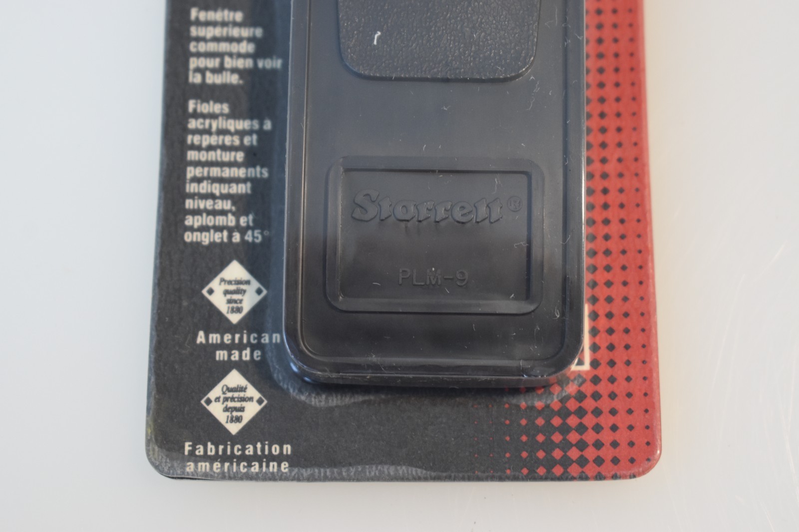 Starrett Tools PLM-9 V-Grooved Magnetic Torpedo Level USA New Old Stock gallery
