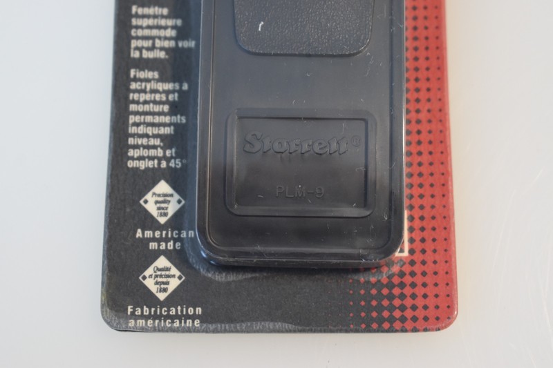 Starrett Tools PLM-9 V-Grooved Magnetic Torpedo Level USA New Old Stock gallery