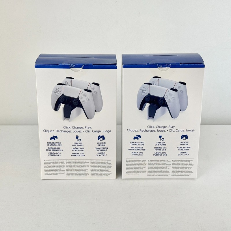 2Pcs - Sony Playstation 5 (PS5) DualSense Charging Station - BOX ONLY gallery