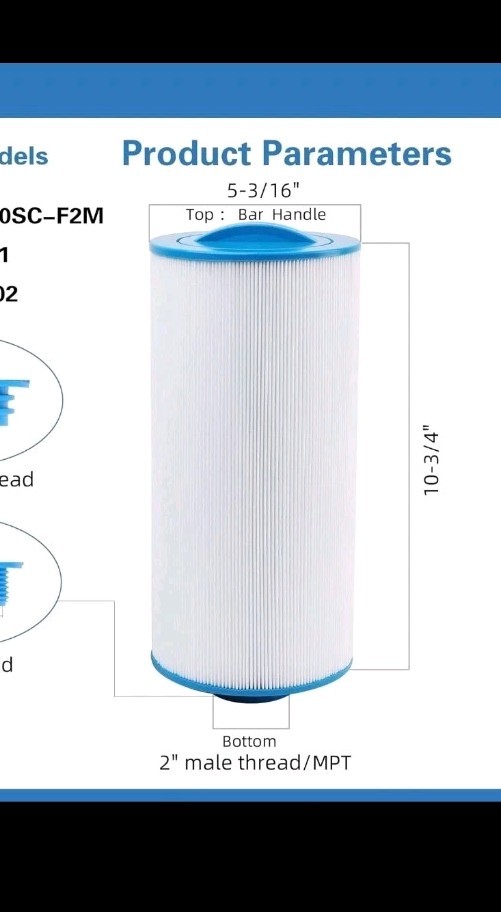 Filter 2-PACK Sundance Spa 5CH-402 Tuff 6540-723 PJW40SC-F2M Pool Pleatco Filbur gallery