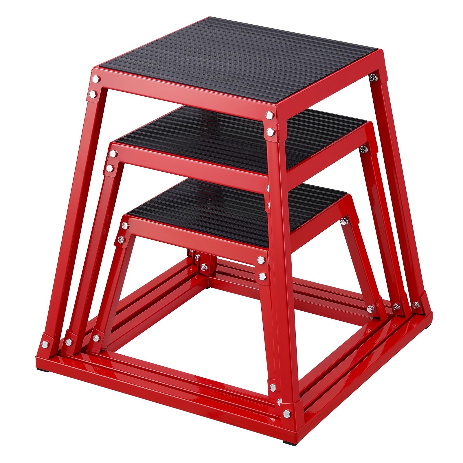 Plyometric Jump Boxes, 12/18/24 Inch Plyo Box, Platform and Jumping Agility Box, gallery