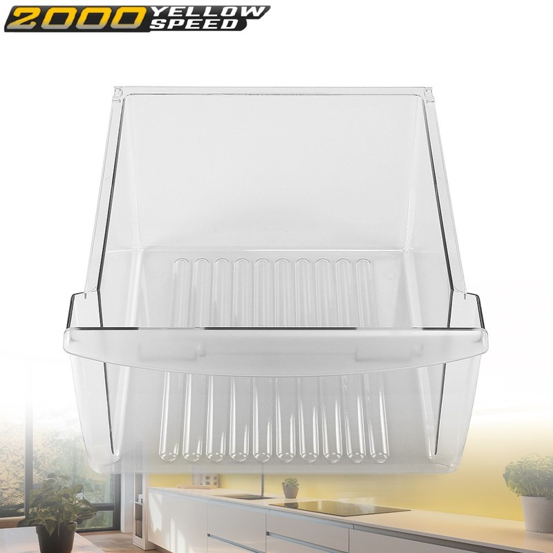Upper Clear Crisper Pan Drawer Compatible With Frigidaire Refrigerator 240351061 gallery