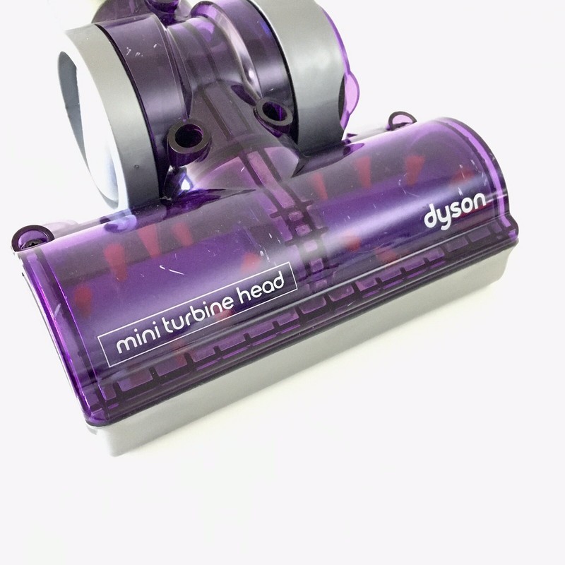 Dyson Soft Dusting Brush and Mini Turbine Head - Purple gallery