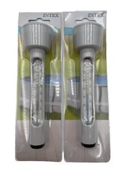 Pool Spa Thermometer Intex Floating Hot Tub White Fahrenheit & Celsius Lot Of 2