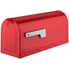 Red Contemporary Mailbox – Medium Size