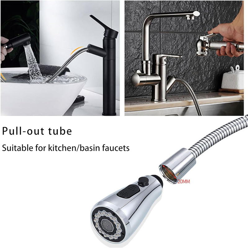 Spray Hose for Kitchen Faucets, Pull down Replacement, Kitchen Sink Faucet Pull- gallery