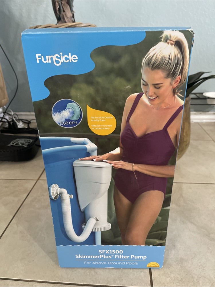 Funsicle SkimmerPlus Filter Pump for Above Ground Pools (SFX1500)