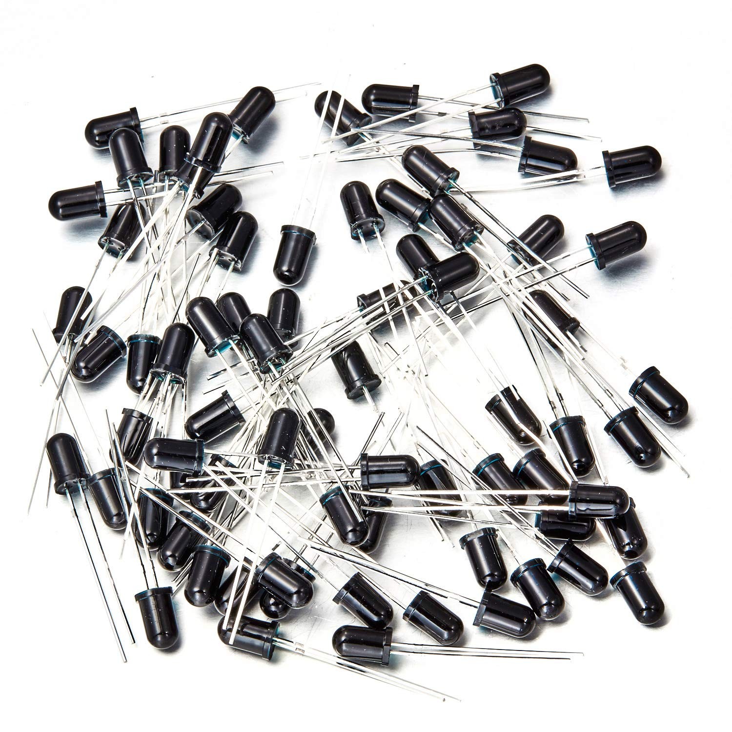 Chanzon 100 pcs 5mm Infrared Ray IR 940nm Receiver LED Diode Lights Black Len... gallery