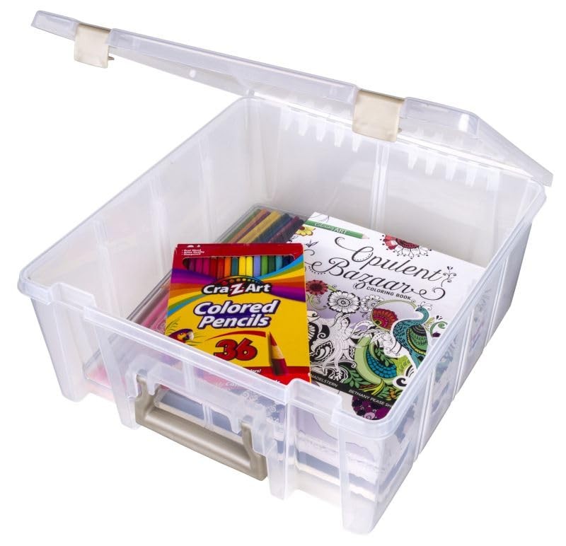 Super Satchel Double Deep Compartment Box - Art Storage with 8 Removable Comp... gallery