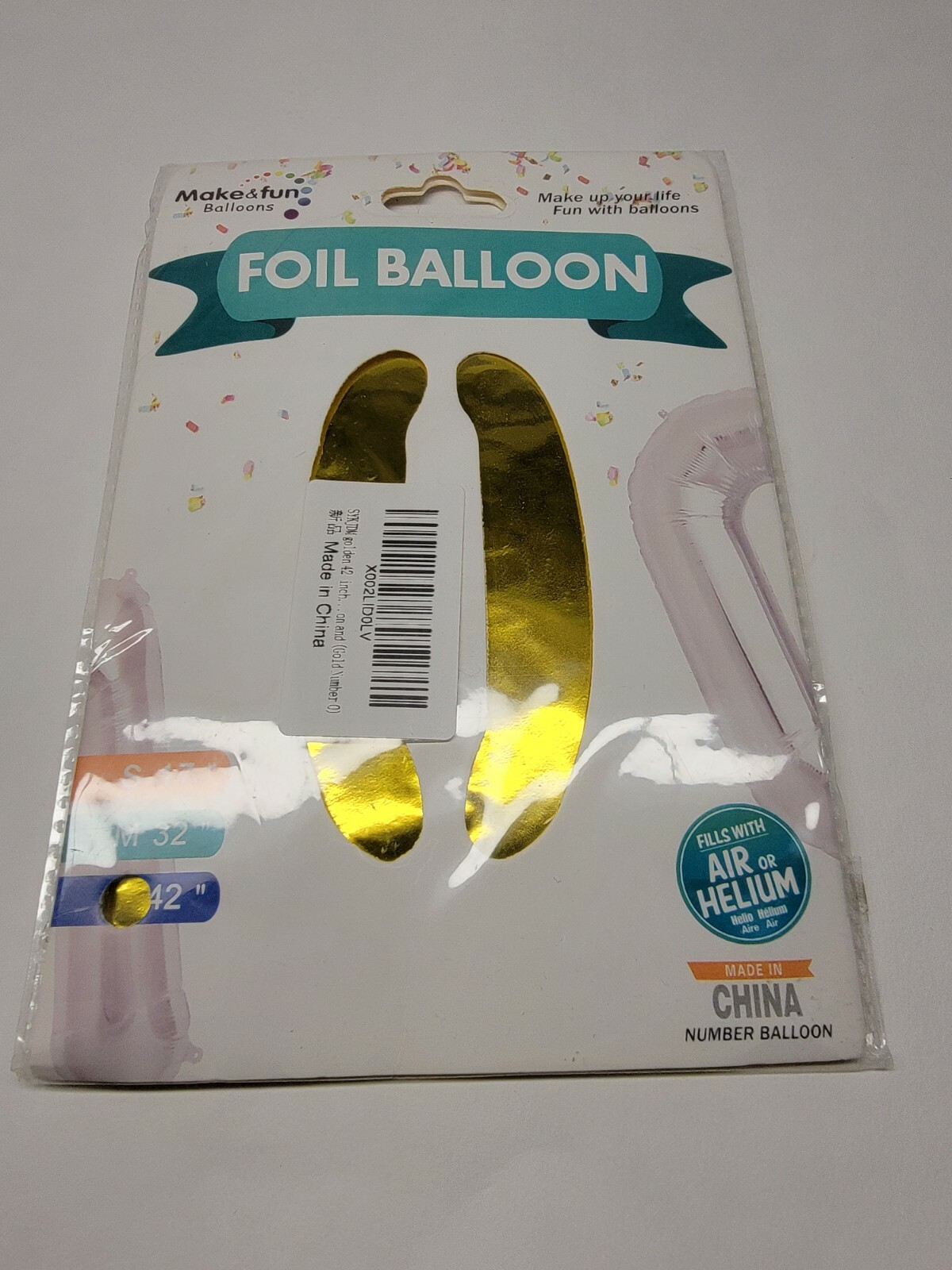 42" Helium Gold Ballons 0 zero Number Age Foil Jumbo Giant Birthday Party Decor gallery