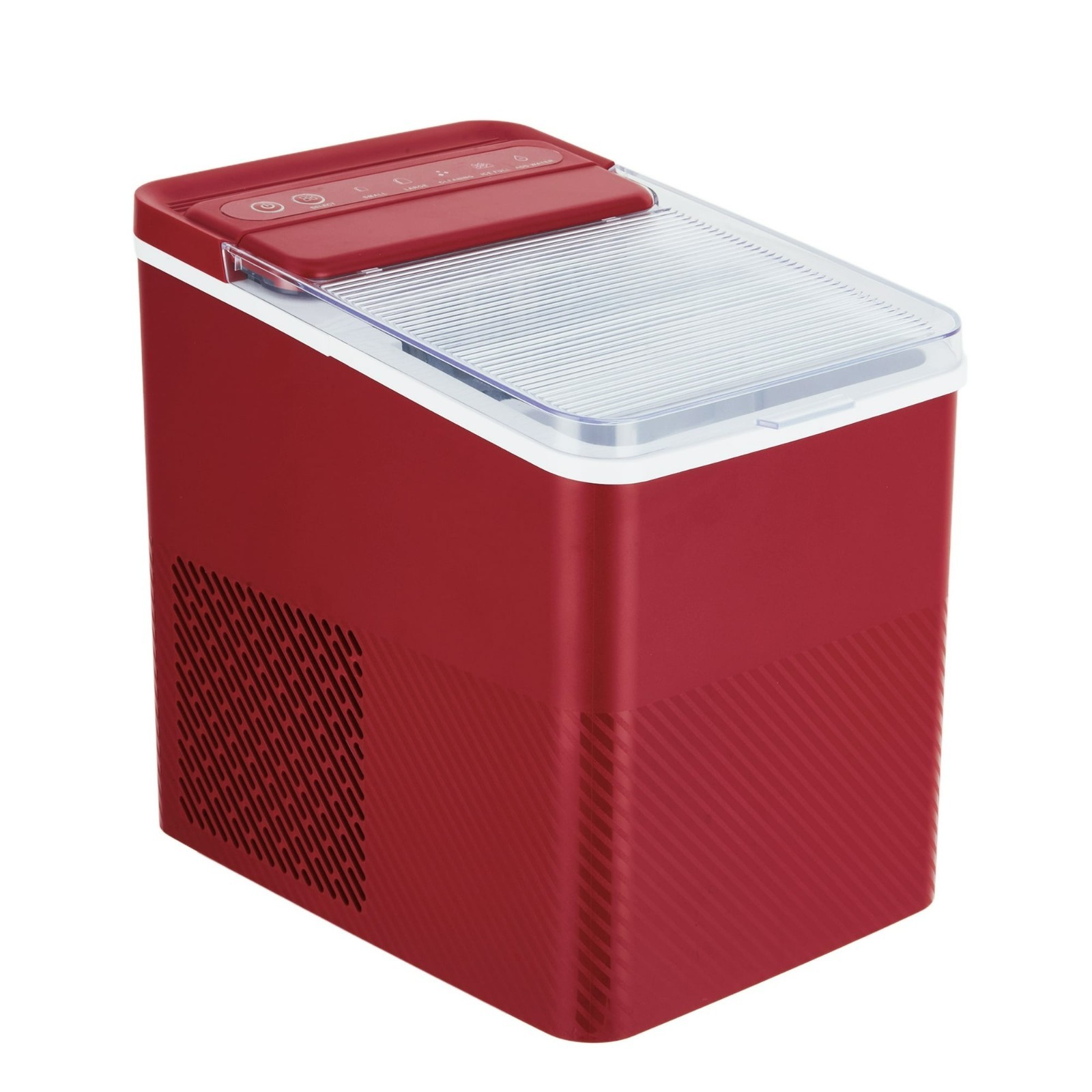 Mainstays Portable Countertop Ice Maker, 26 lbs Per Day,Compact Ice Machine Red gallery