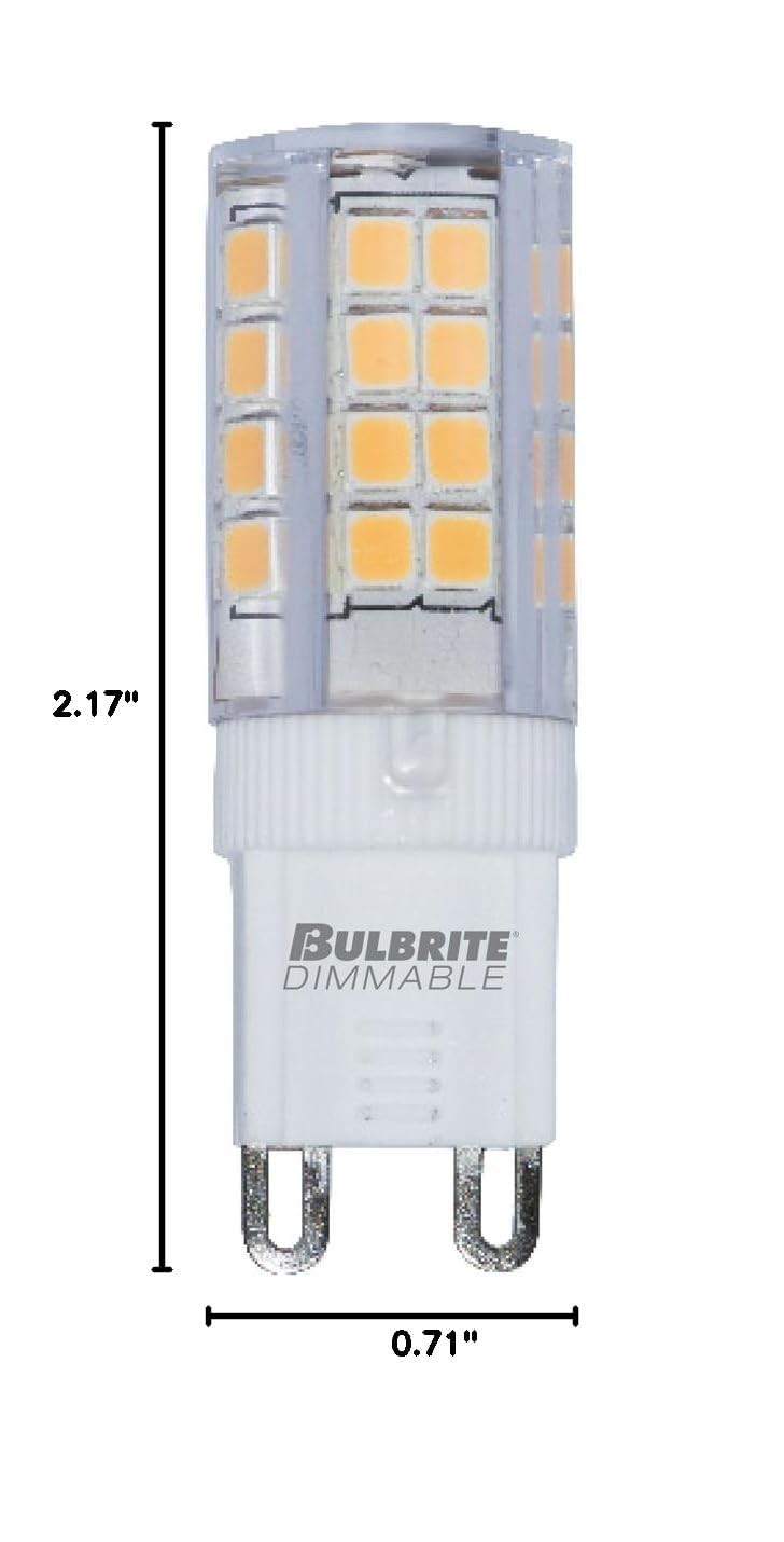 Bulbrite Led Mini T6 Dimmable Bi-Pin Base G9 Light Bulb 40 Watt Equivalent gallery