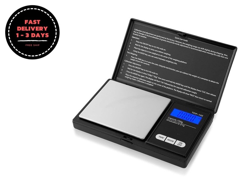 Báscula Báscula digital de bolsillo, 100 g por 0,01 g, báscula para alimentos. gallery