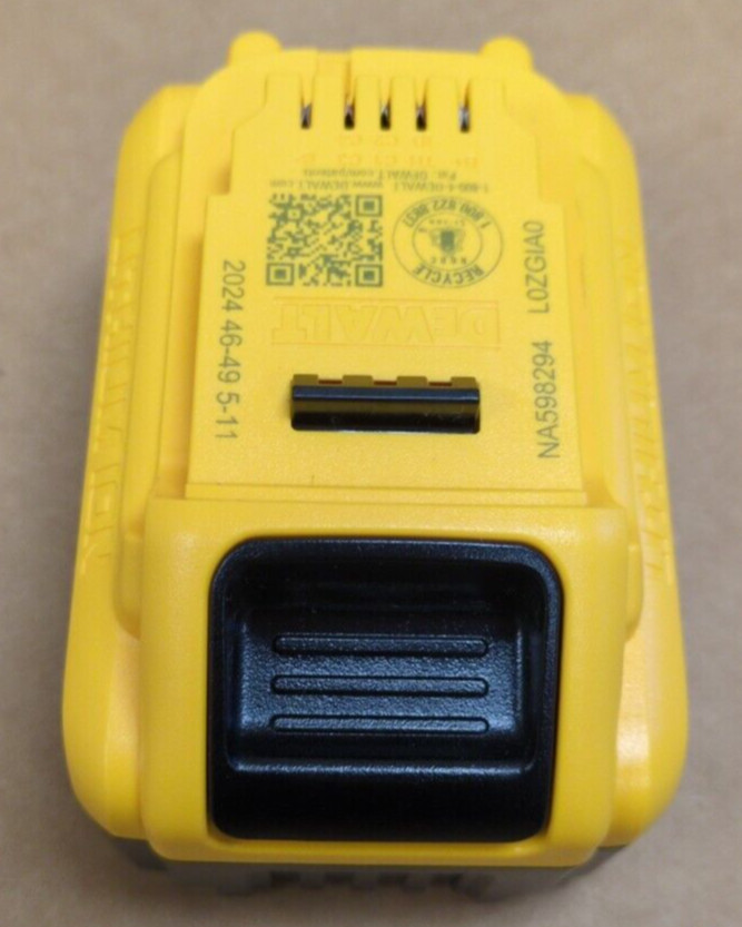 (DCB206) DEWALT 20V MAX Lithium-Ion Premium Battery Pack 6.0Ah Genuine OEM gallery