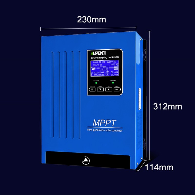 MPPT 100A Solar Charge Controller For 12V 24V 36V 48V DC Battery LCD Regulator gallery