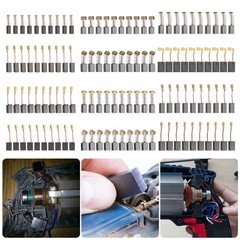 120x 12 Sizes Electric Motor Graphite Carbon Brushes Accessories For Power Tool
