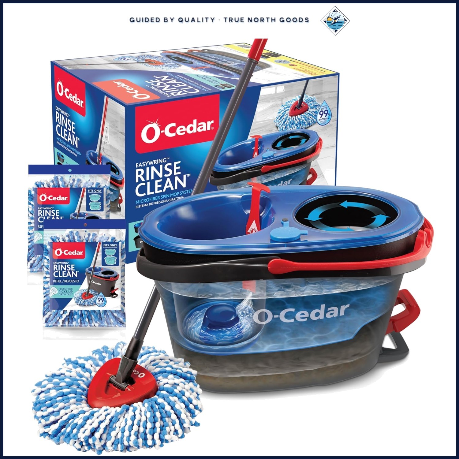 Perfect Father's Day Gift: O-Cedar RinseClean Spin Mop & Bucket System gallery